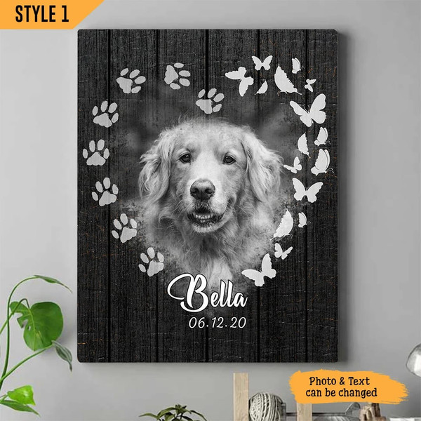 Dog Portrait Photo Vertical Canvas - Wall Art Canvas - Gift For Dog Lovers.jpg