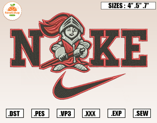 Nike X Rutgers Scarlet Knights Mascot Embroidery Designs, NFL Embroidery Design File Instant Download.jpg