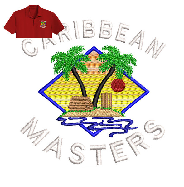 Caribbean Masters Embroidery logo for Polo Shirt..jpg
