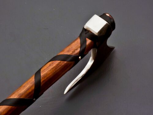 Custom Hand Forged carbon steel Original Ragnar Lothbrok Viking Axe Gift For him (6).jpg
