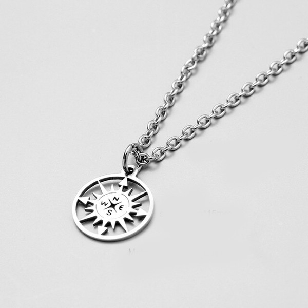 Silver Compass Necklace For Women & Men (4).jpg