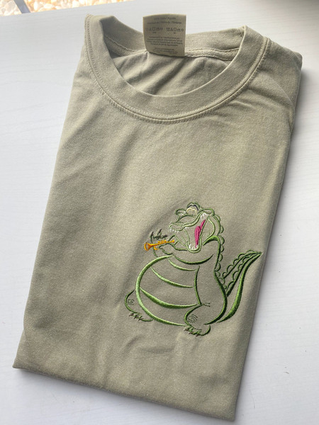 Louis Embroidered T-Shirt  Disney Princess and the Frog Embroidered T-Shirt  Disney Embroidered Shirt.jpg