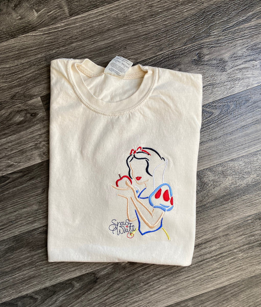 Snow White Embroidered Shirt  Disney Embroidered Shirt  Disney World Shirt  Disneyland Shirt.jpg
