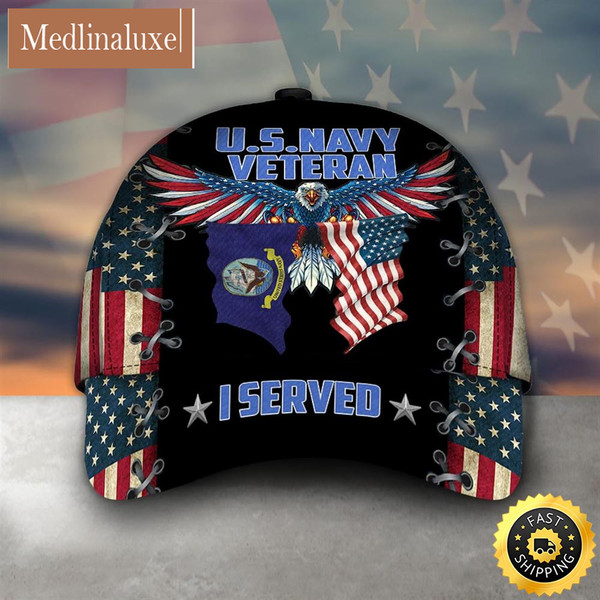 Armed Forces Veteran Military Usn Navy Soldier Hat Gift Cap.jpg