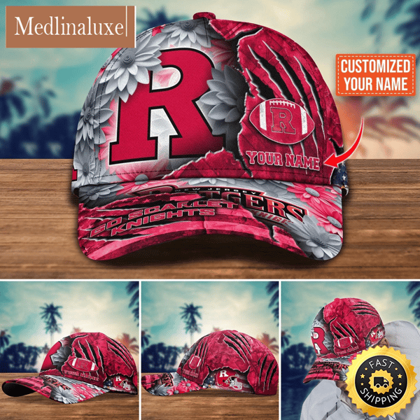 NCAA Rutgers Scarlet Knights Baseball Cap Custom Hat For Fans New Arrivals.jpg