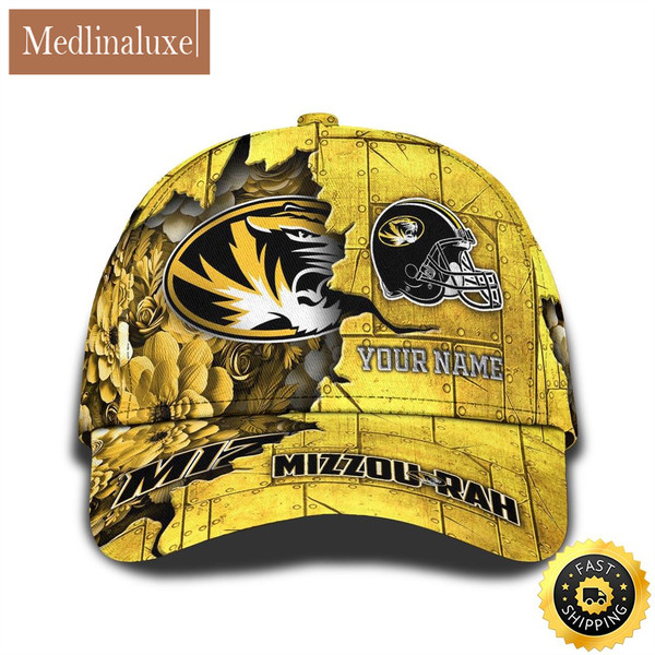 Personalized NCAA Missouri Tigers All Over Print Baseball Cap Show Your Pride.jpg
