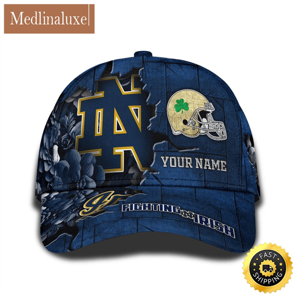 Personalized NCAA Notre Dame Fighting Irish All Over Print Baseball Cap Show Your Pride.jpg