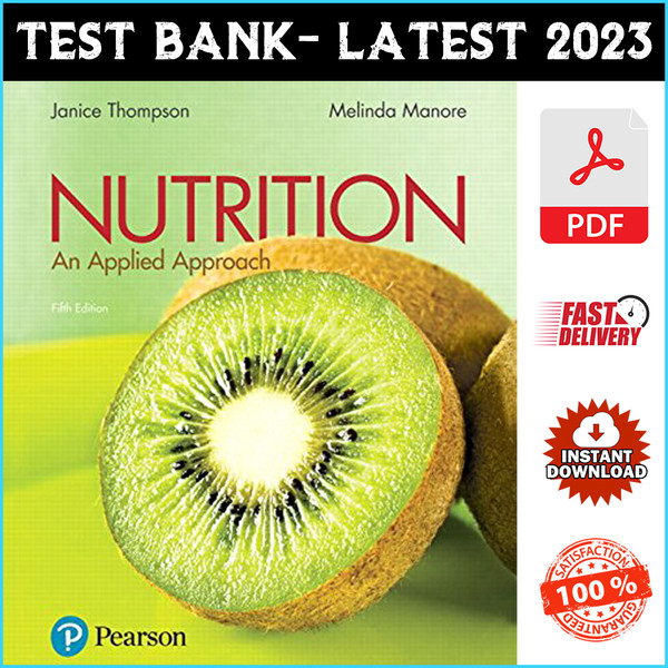 Test Bank for Nutrition An Applied Approach 5th Edition by Janice Thompson PDF.png