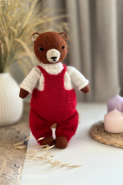Teddy Bear Knitting Patterns by ola oslopova.png