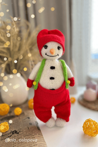 snowman knitting pattern by ola oslopova  .png