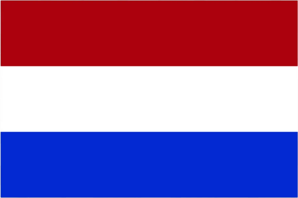Dutch Flag Sticker Self Adhesive Vinyl Netherlands - C534.png