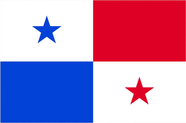 Panamanian Flag Sticker Self Adhesive Vinyl Panama pa pan - C1233.png