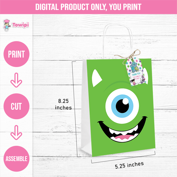 Monster inc birthday favor bags - monster inc diy favor bags and tags.png