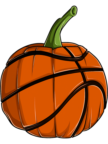 Pumpkin Basktball T shirts Boys Mens Halloween Basket Team.png