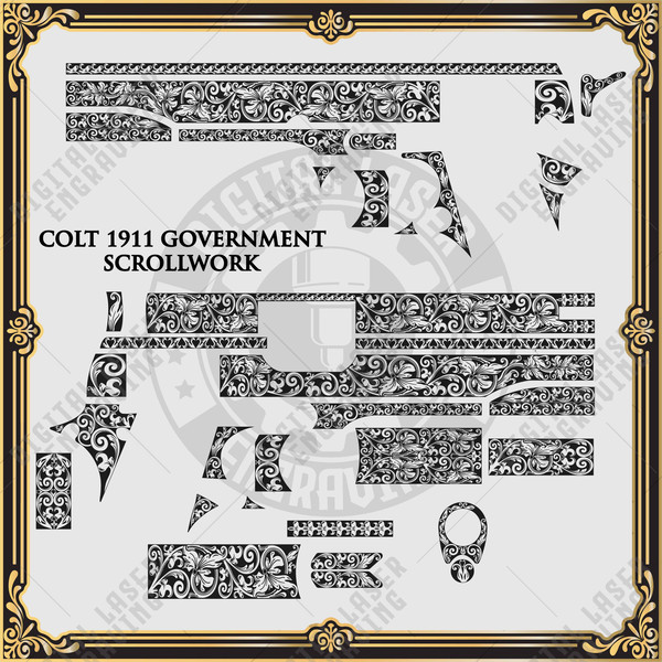 Colt 1911 Government Scroll Design Laser Engraving Firearms.jpg