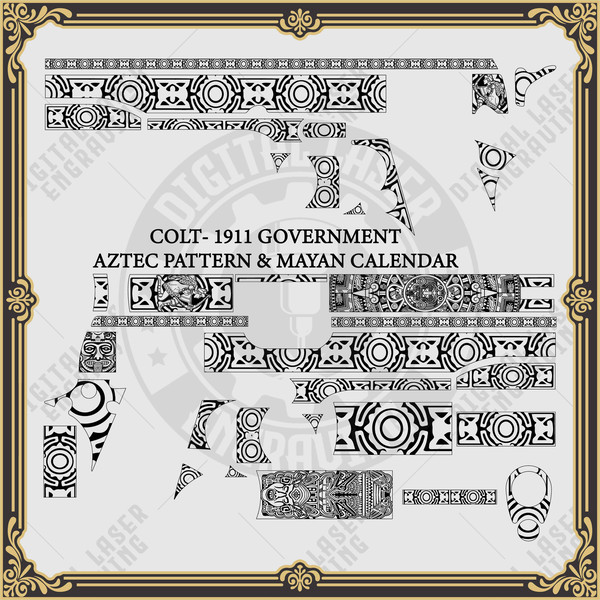COLT--1911-GOVERNMENT-AZTEC-PATTERN-&-MAYAN-CALENDAR.jpg