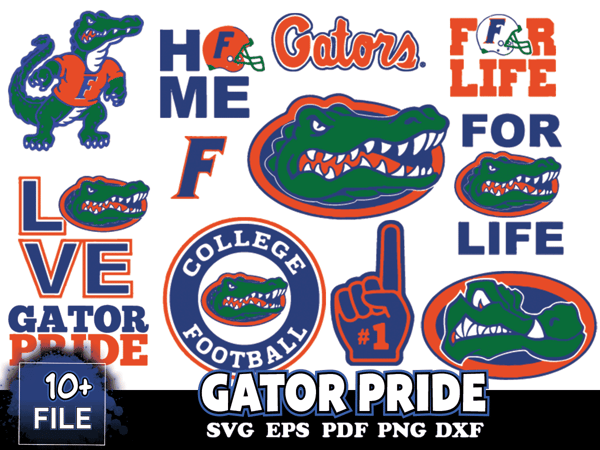 12 Files Florida Gators Svg Bundle, Gators Pride NCAA Team Logo.png