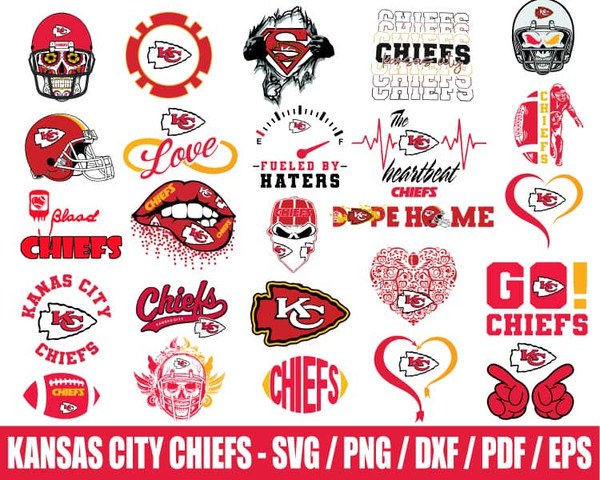 25 Files Kansas City Chiefs Svg Bundle, NFL Football Svg, Sport Lovers Svg.jpg