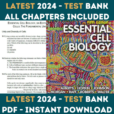 Test Bank - Essential Cell Biology 5th Edition By Alberts Hopkin.png