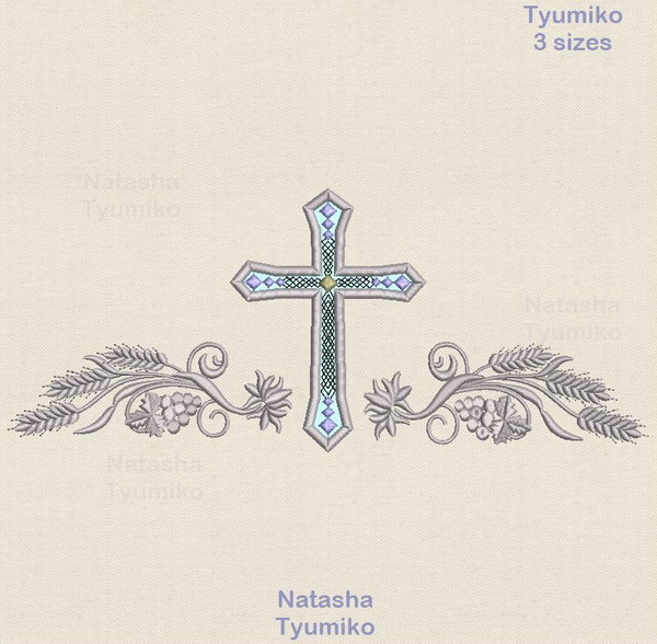 Cross and spikelets by Natasha Tyumiko 1.jpg