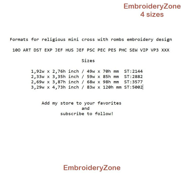 Sizes Cross mini checkered embroidery design EmbroideryZone.jpg