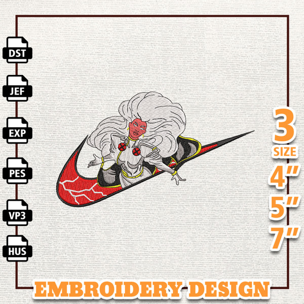 Storm x Nike Embroidery Designs, Marvel Comics Embroidery.png