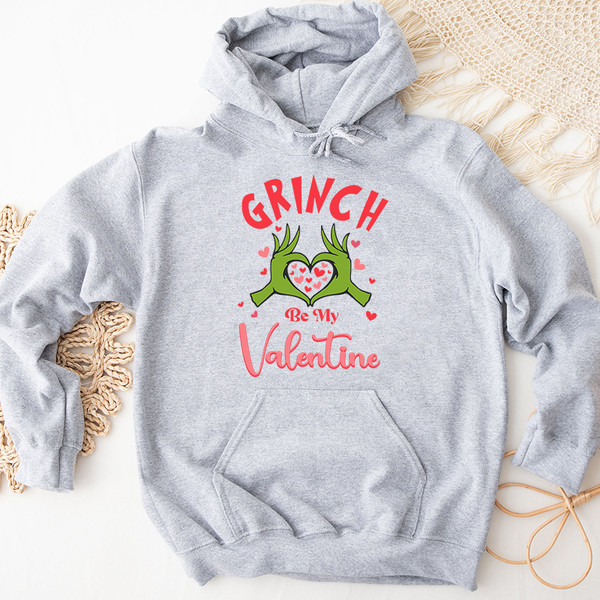 2Grinch Be My Valentine Love Heart Graphic Hoodies.jpg