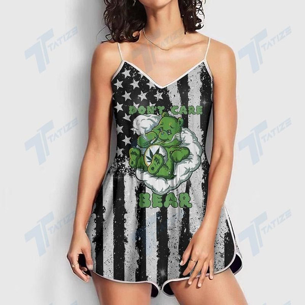 CANNABIS AMERICA FLAG DON'T CARE BEAR ROMPERS FOR WOMEN DESIGN 3D SIZE S - 3XL - CA102166.jpg
