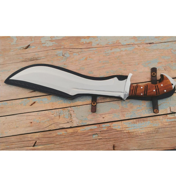 Custom Handmade Bowie Knife Full Tang Hunting Bowie Survival Knife Outdoor Camping Gift For Anniversary Gift Knife (2).jpg