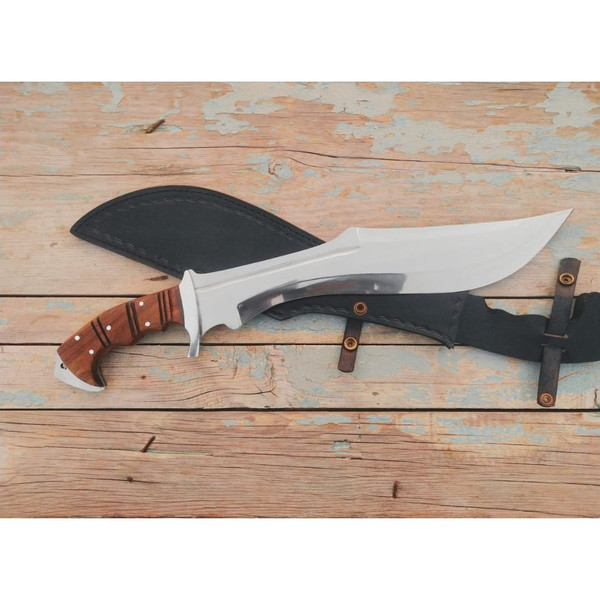 Custom Handmade Bowie Knife Full Tang Hunting Bowie Survival Knife Outdoor Camping Gift For Anniversary Gift Knife (3).jpg