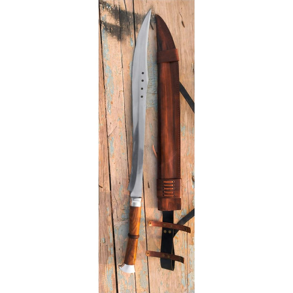 Custom Handmade Sword Replica Sword High Carbon Steel Survival Sword Outdoor New (1).jpg