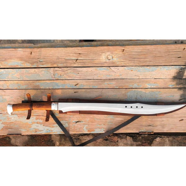 Custom Handmade Sword Replica Sword High Carbon Steel Survival Sword Outdoor New (2).jpg