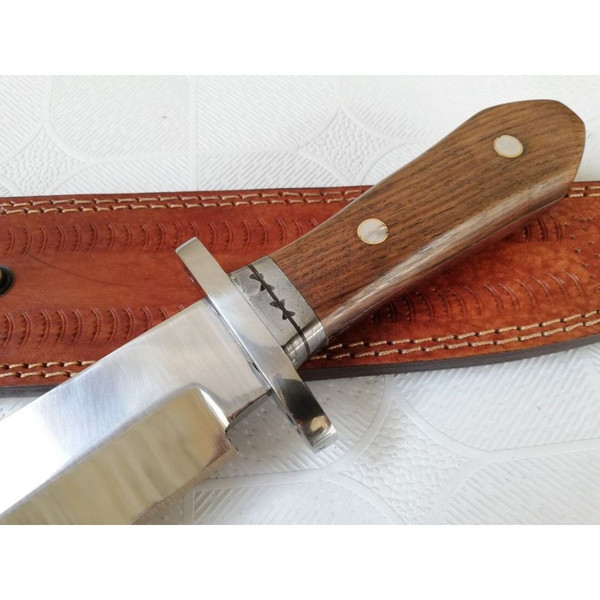 Laredo Bowie Knife Custom Handmade Bowie Full Tang Bowie Knife Survival Knife Gift For Him Survival Outdoor Camping (1).jpg