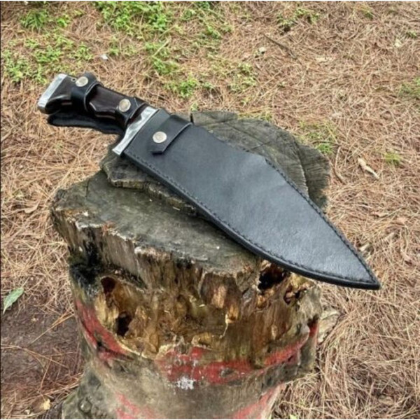 Fixed Blade Custom Handmade Bowie Knife Full Tang Handle Hunting Survival Knife Gift For Him Special Knife Camping Bowie (1).jpg