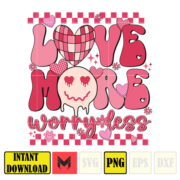Retro Valentines Png, Valentines Sublimation Design, Groovy Valentine Png, Love Png, Heart Png, Retro Valentine Png (18).jpg