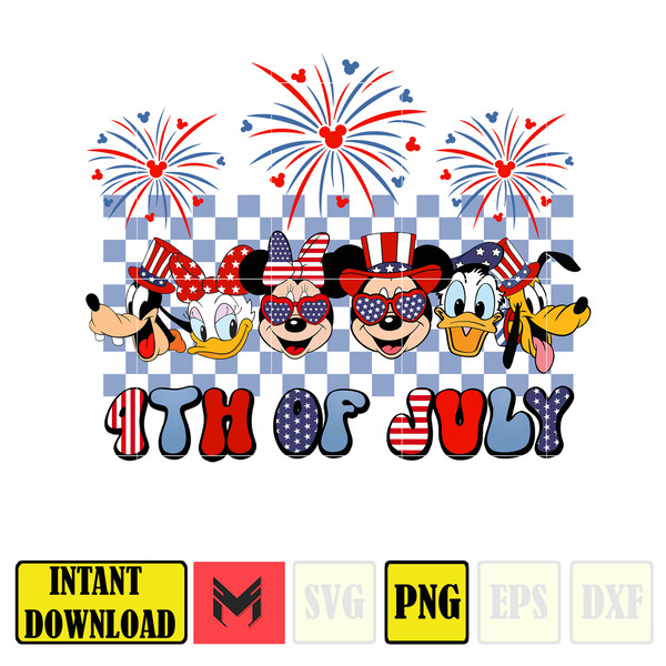 Mouse 4th Of July Png, Cartoon 4th July Png, Fourth Of July Designs, Independence Day, 4th Of July Png, Instant Download (20).jpg