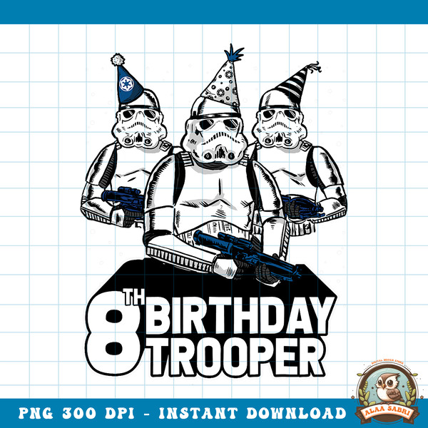 Star Wars Stormtrooper Party Hats Trio 8th Birthday Trooper PNG Download copy.jpg