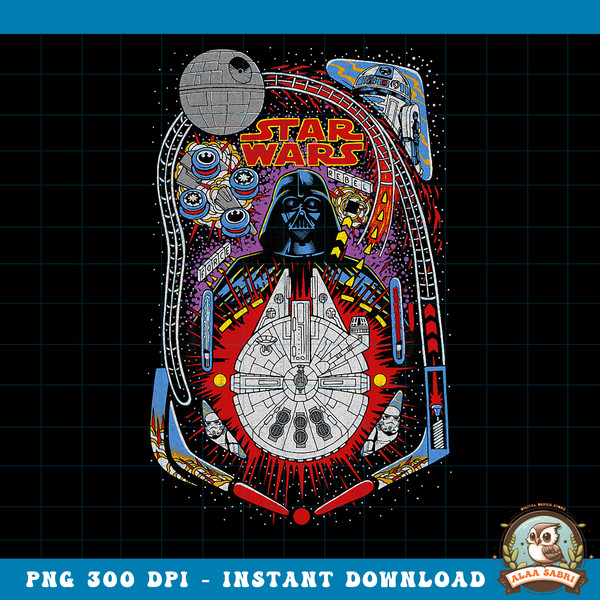 Star Wars Darth Vader Death Star Pinball png, digital download, instant .jpg