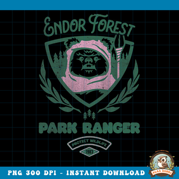 Star Wars Ewok Park Ranger png, digital download, instant .jpg
