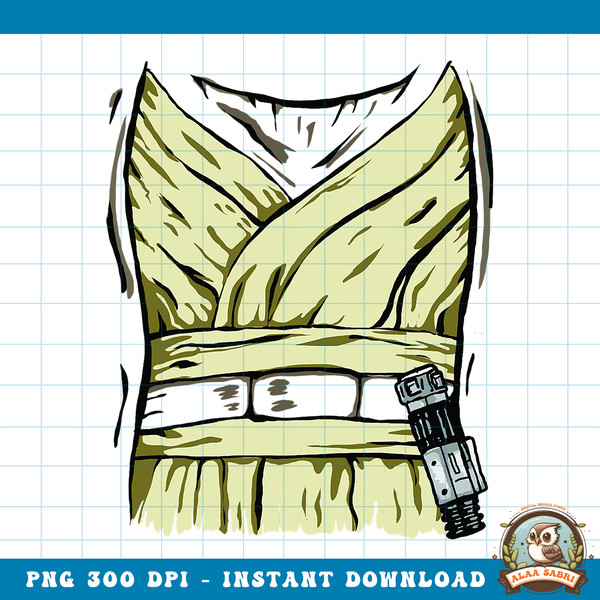 Star Wars Halloween Obi-Wan Kenobi Costume png, digital download, instant .jpg