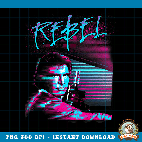 Star Wars Han Solo REBEL 80_s Retro Poster Graphic png, digital download, instant png, digital download, instant .jpg