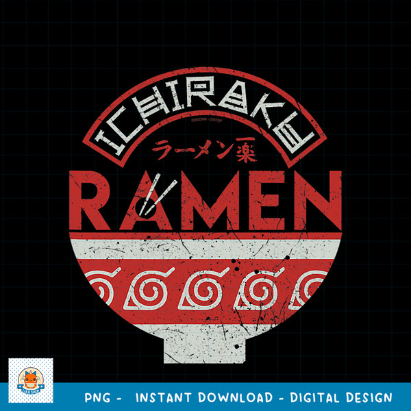 Naruto Shippuden Ichiraku Ramen Bowl png, digital download .jpg