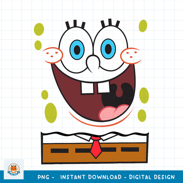 Spongebob SquarePants Large Character png, digital download .jpg