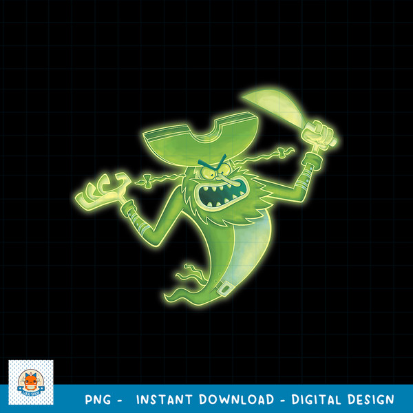 SpongeBob SquarePants Neon Glowing Flying Dutchman png, digital download .jpg