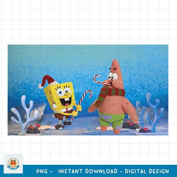 Spongebob Squarepants Patrick Star Christmas Buddies png, digital download .jpg