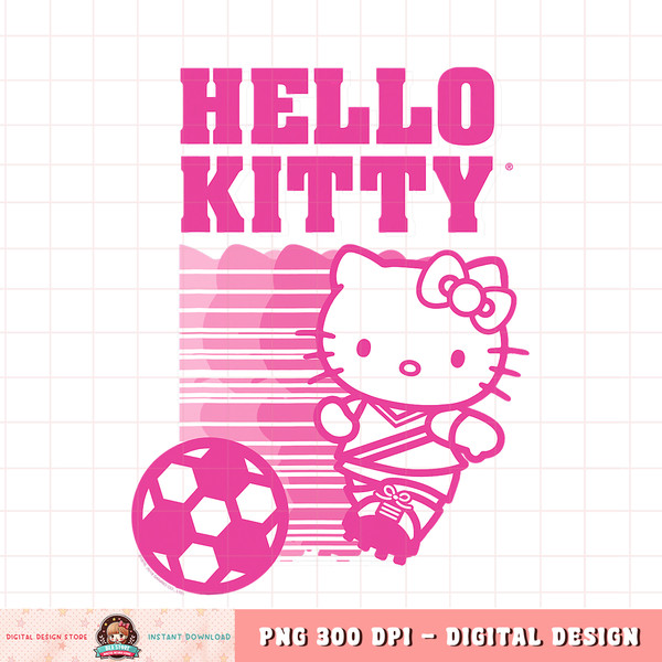 Hello Kitty Soccer Sports Athlete Tee Shirt .jpg