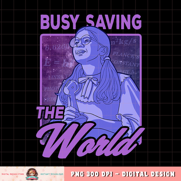 Stranger Things Suzie Purple Busy Saving The World png, digital download, instant .jpg