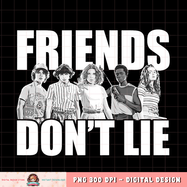 Netflix Stranger Things Friends Don't Lie Group Shot T-Shirt copy.jpg