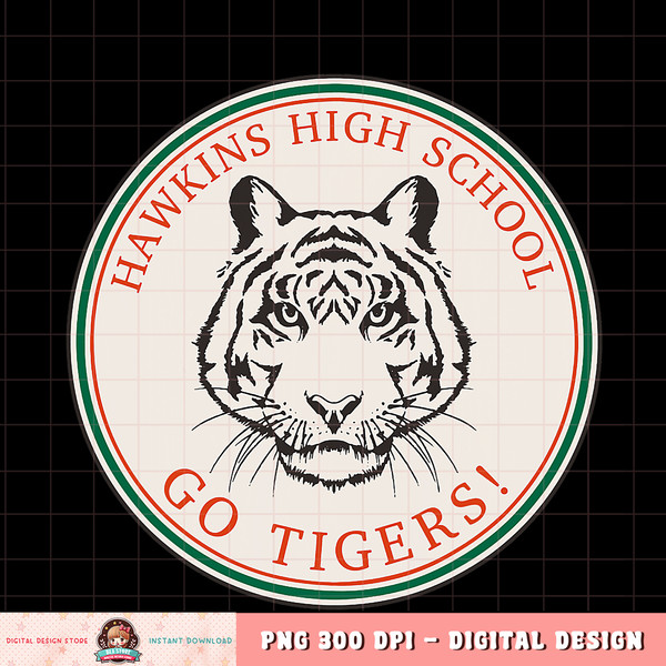 Netflix Stranger Things Hawkins High School Go Tigers Logo T-Shirt copy.jpg