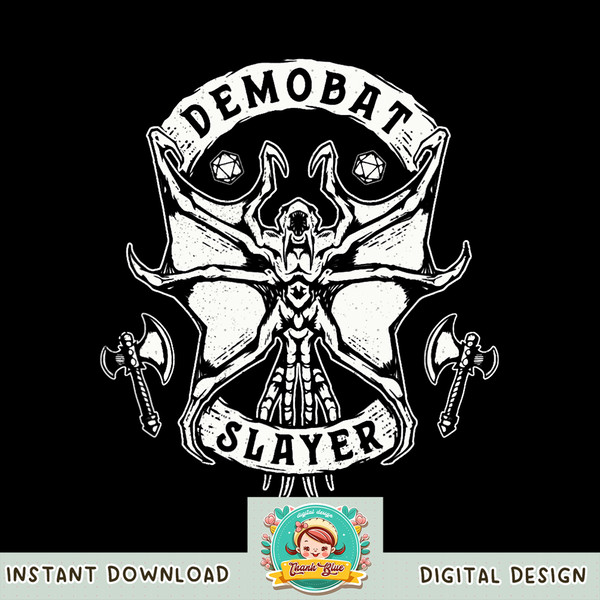 Stranger Things 4 Demobat Slayer V2 png, digital download, instant .jpg